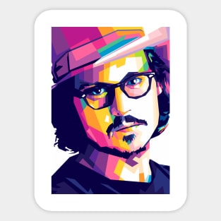 Johnny Depp Sticker